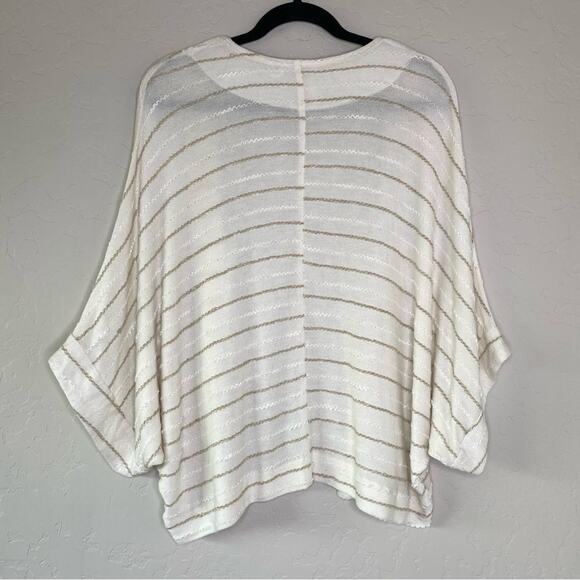 Dolan Anthropologie Left Coast Collection Striped Open Knit Cardigan Small - Picture 11 of 12